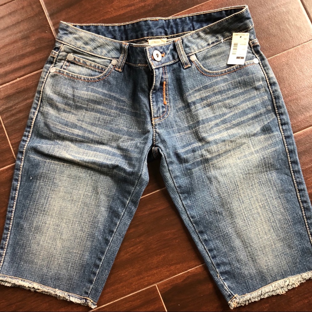NWT - Jimmy’Z Long Jean Shorts